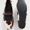 Ballerinas aus Kalbshaar mit Kuhprint Ballerinas aus Kalbshaar mit Kuhprint