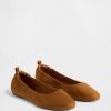 Ballerinas aus veganem Wildleder