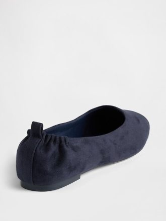 Ballerinas aus veganem Wildleder