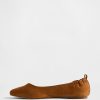 Ballerinas aus veganem Wildleder