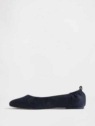 Ballerinas aus veganem Wildleder