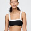 Bandeau-Bikinioberteil mit Farbblockdesign Bandeau-Bikinioberteil mit Farbblockdesign