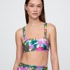 Bandeau-Bikinioberteil mit Farbblockdesign Bandeau-Bikinioberteil mit Farbblockdesign