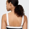Bandeau-Bikinioberteil mit Farbblockdesign Bandeau-Bikinioberteil mit Farbblockdesign