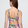 Bandeau-Bikinioberteil mit Farbblockdesign Bandeau-Bikinioberteil mit Farbblockdesign