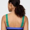 Bandeau-Bikinioberteil mit Farbblockdesign Bandeau-Bikinioberteil mit Farbblockdesign