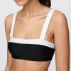 Bandeau-Bikinioberteil mit Farbblockdesign Bandeau-Bikinioberteil mit Farbblockdesign