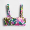 Bandeau-Bikinioberteil mit Farbblockdesign Bandeau-Bikinioberteil mit Farbblockdesign