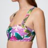 Bandeau-Bikinioberteil mit Farbblockdesign Bandeau-Bikinioberteil mit Farbblockdesign