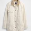 Barn-Jacke mit Cordkragen Barn-Jacke mit Cordkragen
