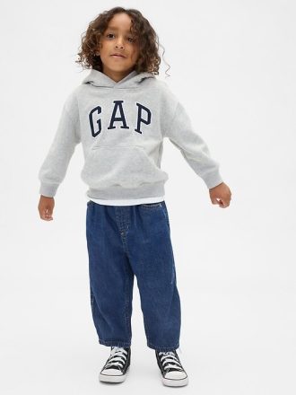 Barrel-Jeans zum Überziehen für Babys und Kleinkinder
