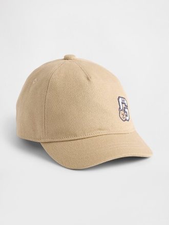 Baseballmütze aus Bio-Baumwolle mit Bärenlogo für Kleinkinder