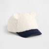 Baseballmütze aus Sherpa und Cord mit Bärenmotiv für Kleinkinder Baseballmütze aus Sherpa und Cord mit Bärenmotiv für Kleinkinder