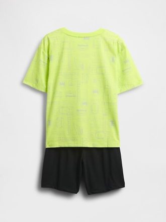 Batman Pyjama-Shorts-Set aus recyceltem Material für Kinder
