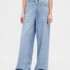 Bedruckte Baggy-Jeans aus Strick Bedruckte Baggy-Jeans aus Strick
