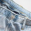 Bedruckte Baggy-Jeans aus Strick Bedruckte Baggy-Jeans aus Strick
