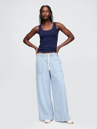 Bequeme Baggy-Jeans mit mittlerer Leibhöhe