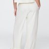 Bequeme Hose aus Leinenmischung mit weitem Saum