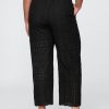 Bequeme Hose mit mittelhohem Bund und weitem Bein