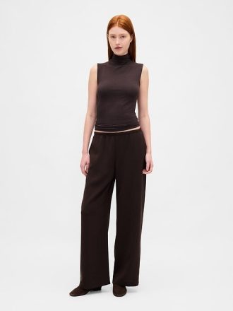 Bequeme Hose mit weitem Bein