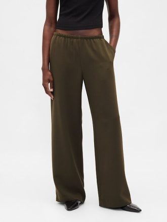 Bequeme Hose mit weitem Bein