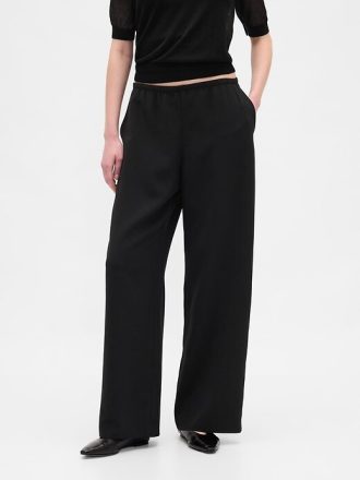 Bequeme Hose mit weitem Bein