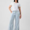 Bequeme Jeanshose mit weitem Bein Bequeme Jeanshose mit weitem Bein