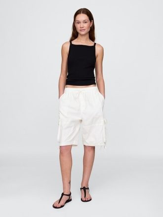 Bequeme, lange Cargo-Shorts