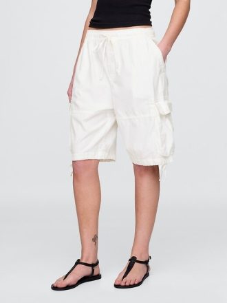 Bequeme, lange Cargo-Shorts