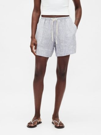 Bequeme Shorts aus 100 % Leinen