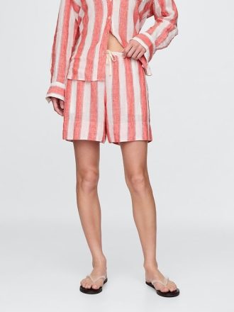 Bequeme Shorts aus 100 % Leinen