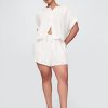 Bequeme Shorts aus Baumwollgaze Bequeme Shorts aus Baumwollgaze