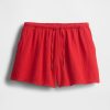 Bequeme Shorts aus Baumwollgaze Bequeme Shorts aus Baumwollgaze