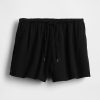 Bequeme Shorts aus Baumwollgaze Bequeme Shorts aus Baumwollgaze