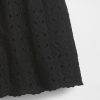 Bequeme Shorts mit hohem Bund und Ösen Bequeme Shorts mit hohem Bund und Ösen