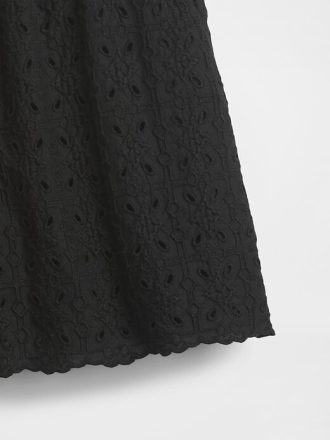 Bequeme Shorts mit hohem Bund und Ösen