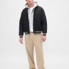 Übergroße College-Jeansjacke Übergroße College-Jeansjacke