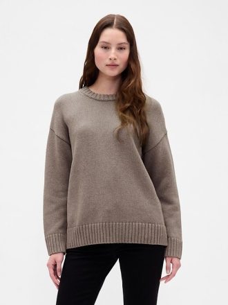 Übergroßer Pullover aus 100 % Baumwolle