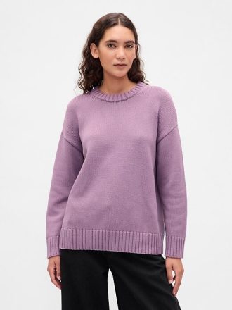 Übergroßer Pullover aus 100 % Baumwolle