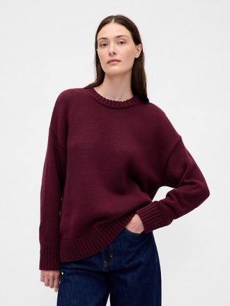 Übergroßer Pullover aus 100 % Baumwolle