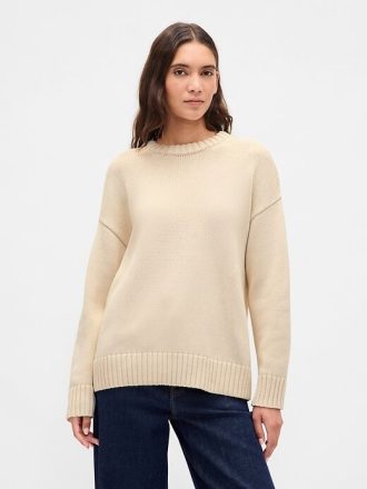 Übergroßer Pullover aus 100 % Baumwolle