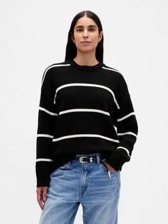 Übergroßer Pullover aus 100 % Baumwolle