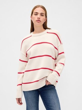 Übergroßer Pullover aus 100 % Baumwolle