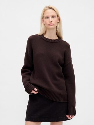 Übergroßer Pullover aus 100 % Baumwolle