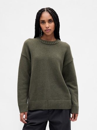 Übergroßer Pullover aus 100 % Baumwolle