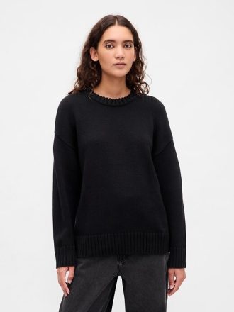 Übergroßer Pullover aus 100 % Baumwolle