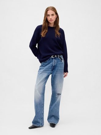 Übergroßer Pullover aus 100 % Baumwolle