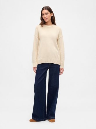 Übergroßer Pullover aus 100 % Baumwolle