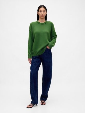 Übergroßer Pullover aus 100 % Baumwolle