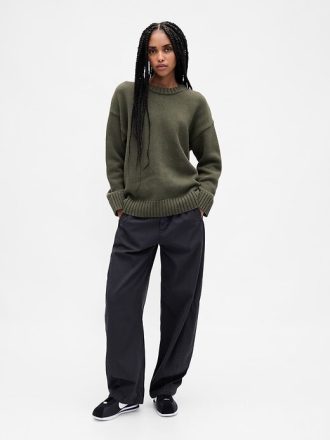 Übergroßer Pullover aus 100 % Baumwolle